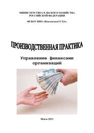 бесплатно читать книгу Производственная практика. Управление финансами организаций автора Ольга Тагирова