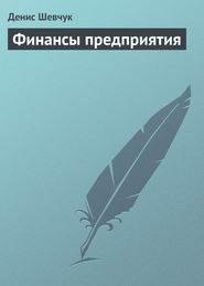 бесплатно читать книгу Финансы предприятия автора Денис Шевчук