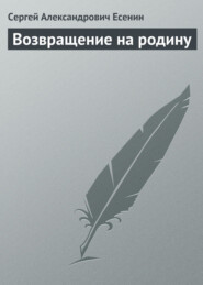 бесплатно читать книгу Возвращение на родину автора Сергей Есенин