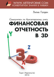 бесплатно читать книгу Финансовая отчетность в 3D автора Лилия Голден