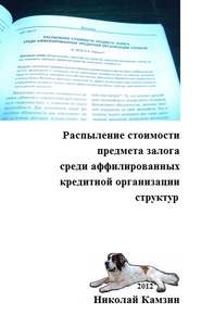 бесплатно читать книгу Распыление стоимости предмета залога среди аффилированных кредитной организации структур автора Николай Камзин