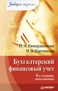 бесплатно читать книгу Бухгалтерский финансовый учет автора Ирина Карташова