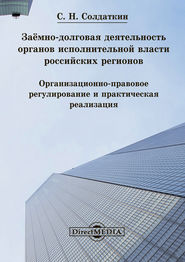 бесплатно читать книгу Заёмно-долговая деятельность органов исполнительной власти российских регионов автора Сергей Солдаткин