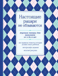 бесплатно читать книгу Настоящие рыцари не обзываются. Хорошие манеры для мальчиков от 5 до 8 лет автора  Сборник