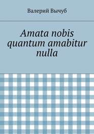 бесплатно читать книгу Amata nobis quantum amabitur nulla автора Валерий Вычуб