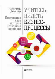 бесплатно читать книгу Учитесь видеть бизнес-процессы. Построение карт потоков создания ценности автора Майк Ротер