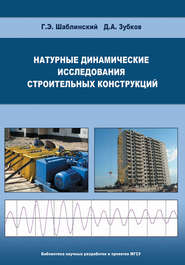 бесплатно читать книгу Натурные динамические исследования строительных конструкций автора Георгий Шаблинский