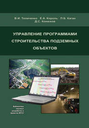 бесплатно читать книгу Управление программами строительства подземных объектов автора Дмитрий Конюхов