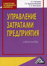 бесплатно читать книгу Управление затратами предприятия автора Е. Котенева