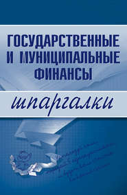 бесплатно читать книгу Государственные и муниципальные финансы автора Мария Новикова