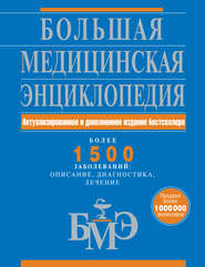 бесплатно читать книгу Большая медицинская энциклопедия: актуализированное и дополненное издание бестселлера. Более 1500 заболеваний: описание, диагностика, лечение автора  Коллектив авторов