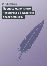 бесплатно читать книгу Процесс маленького человечка с большими последствиями автора Федор Булгаков
