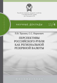 бесплатно читать книгу Перспективы российского рубля как региональной резервной валюты автора Сергей Наркевич
