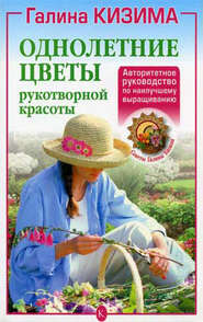 бесплатно читать книгу Однолетние цветы рукотворной красоты автора Галина Кизима