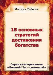 бесплатно читать книгу 15 основных стратегий достижения богатства автора Михаил Соболев