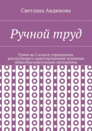 бесплатно читать книгу Ручной труд. Уроки во 2 классе учреждения, реализующего адаптированные основные общеобразовательные программы автора Светлана Авдюкова