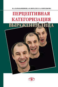 бесплатно читать книгу Перцептивная категоризация выражений лица автора О. Королькова