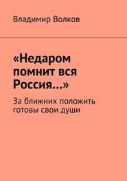 бесплатно читать книгу «Недаром помнит вся Россия…». За ближних положить готовы свои души автора Владимир Волков