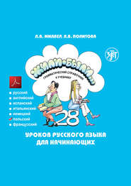 бесплатно читать книгу Жили-были… 28 уроков русского языка для начинающих. Грамматический справочник к учебнику. Польская версия автора Л. Миллер