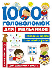 бесплатно читать книгу 1000 головоломок для мальчиков автора Валентина Дмитриева