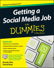 бесплатно читать книгу Getting a Social Media Job For Dummies автора David Rose