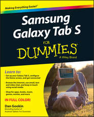 бесплатно читать книгу Samsung Galaxy Tab S For Dummies автора Dan Gookin