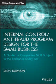 бесплатно читать книгу Internal Control/Anti-Fraud Program Design for the Small Business. A Guide for Companies NOT Subject to the Sarbanes-Oxley Act автора Steve Dawson