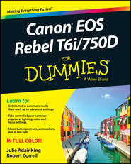 бесплатно читать книгу Canon EOS Rebel T6i / 750D For Dummies автора Robert Correll