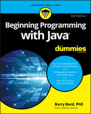 бесплатно читать книгу Beginning Programming with Java For Dummies автора Barry Burd