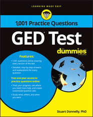 бесплатно читать книгу 1,001 GED Practice Questions For Dummies автора Stuart Donnelly