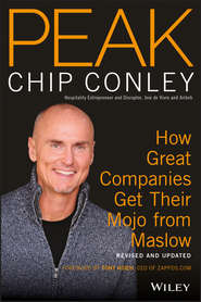 бесплатно читать книгу PEAK. How Great Companies Get Their Mojo from Maslow Revised and Updated автора Chip Conley