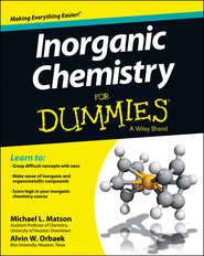бесплатно читать книгу Inorganic Chemistry For Dummies автора Michael Matson