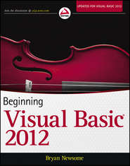 бесплатно читать книгу Beginning Visual Basic 2012 автора Bryan Newsome
