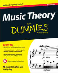 бесплатно читать книгу Music Theory For Dummies автора Michael Pilhofer