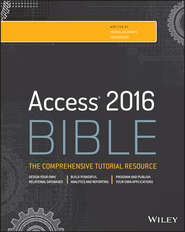 бесплатно читать книгу Access 2016 Bible автора Michael Alexander