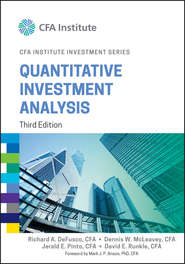 бесплатно читать книгу Quantitative Investment Analysis автора Jerald Pinto