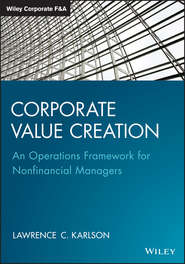 бесплатно читать книгу Corporate Value Creation. An Operations Framework for Nonfinancial Managers автора Lawrence Karlson