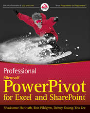 бесплатно читать книгу Professional Microsoft PowerPivot for Excel and SharePoint автора Sivakumar Harinath