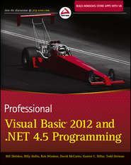 бесплатно читать книгу Professional Visual Basic 2012 and .NET 4.5 Programming автора Billy Hollis