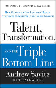 бесплатно читать книгу Talent, Transformation, and the Triple Bottom Line. How Companies Can Leverage Human Resources to Achieve Sustainable Growth автора Karl Weber