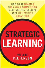 бесплатно читать книгу Strategic Learning. How to Be Smarter Than Your Competition and Turn Key Insights into Competitive Advantage автора Вилли Питерсен