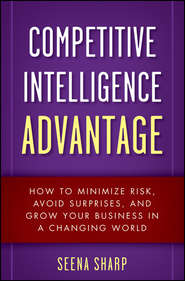 бесплатно читать книгу Competitive Intelligence Advantage. How to Minimize Risk, Avoid Surprises, and Grow Your Business in a Changing World автора Seena Sharp