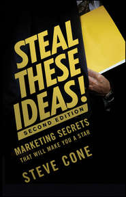 бесплатно читать книгу Steal These Ideas!. Marketing Secrets That Will Make You a Star автора Steve Cone