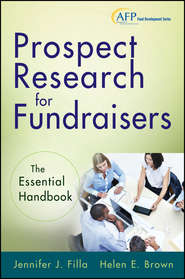 бесплатно читать книгу Prospect Research for Fundraisers. The Essential Handbook автора Helen Brown