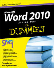 бесплатно читать книгу Word 2010 All-in-One For Dummies автора Doug Lowe