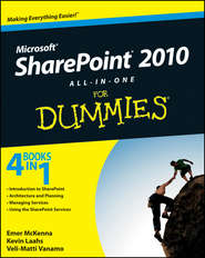 бесплатно читать книгу SharePoint 2010 All-in-One For Dummies автора Kevin Laahs