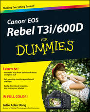 бесплатно читать книгу Canon EOS Rebel T3i / 600D For Dummies автора Julie King