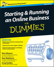 бесплатно читать книгу Starting and Running an Online Business For Dummies автора Greg Holden