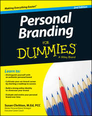 бесплатно читать книгу Personal Branding For Dummies автора Susan Chritton