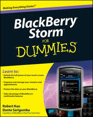 бесплатно читать книгу BlackBerry Storm For Dummies автора Robert Kao